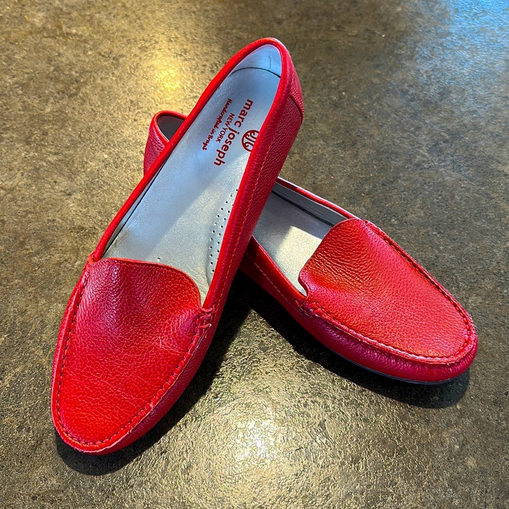 Marc Joseph New York EAST VILLAGE LOAFER -  red leather